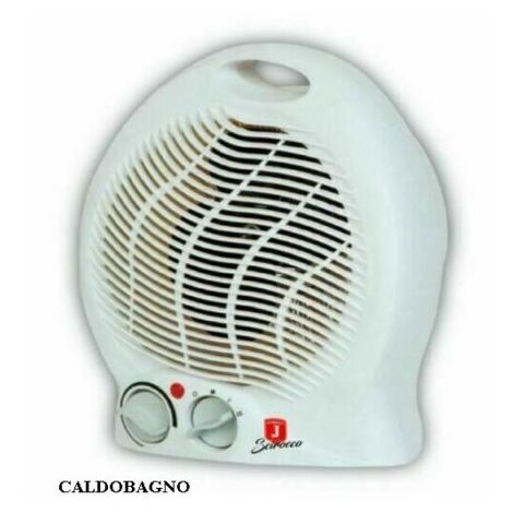 Mini termoventilatore 2000W stufa caldo bagno