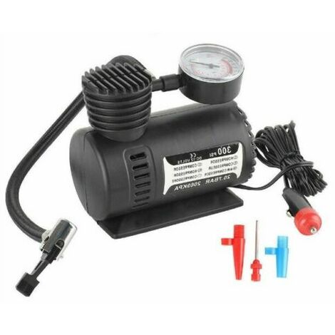 Trade Shop - Mini Compressore Portatile 220 Volt A Doppio Cilindro Per Auto  Moto + Manometro