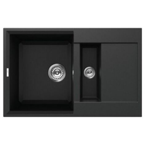 Lavello Elleci da incasso Easy 325 Granitek 59 Antracite LGY32559