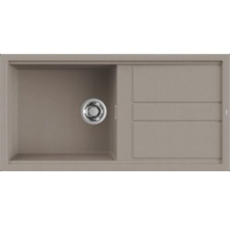Lavello Elleci Incasso 1 vasca 100x51 Best 480 Granitek Grigio Tortora LGB48043