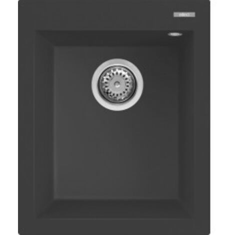 Lavello Elleci Incasso 1 vasca 41x50 Quadra 100 Granitek Antracite LGQ10059