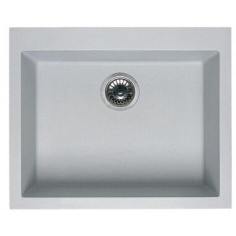 Lavello Elleci Incasso 1 vasca 61x50 Quadra 110 Metaltek Ghisa LMQ11070