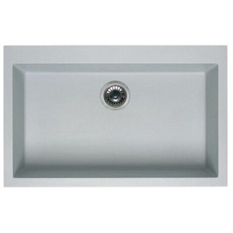 Lavello Elleci Incasso 1 vasca 79x50 Quadra 130 Metaltek Ghisa LMQ13070