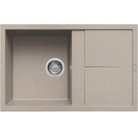 Lavello Elleci Incasso 1 vasca 79x50 Unico 300 Granitek Avena LGU30051