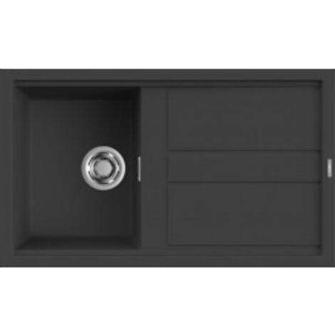 Lavello Elleci Incasso 1 vasca 86x51 Best 400 Granitek Antracite LGB40059