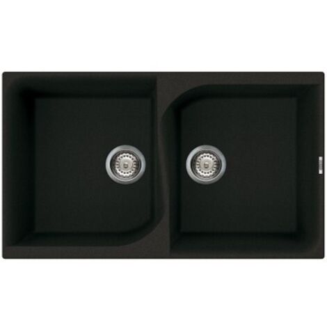 Lavello Elleci Incasso 2 vasche 86x50 Ego 450 Metaltek Ghisa LME45070