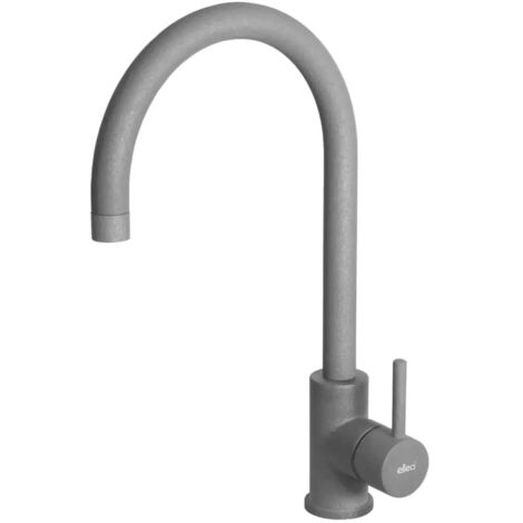 Rubinetto Miscelatore Cucina Elleci Cloud Granitek Grigio Cemento MGKCLO48
