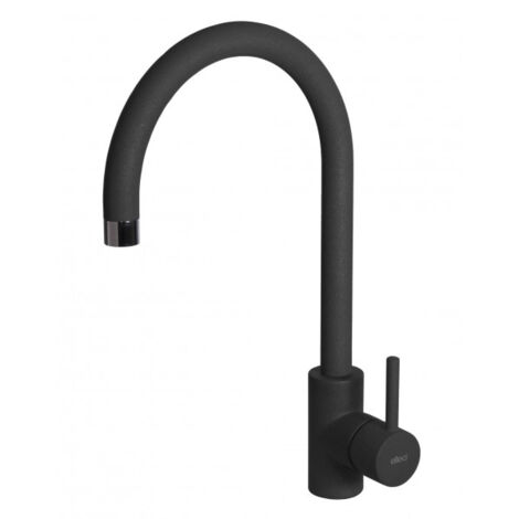 Rubinetto Miscelatore Cucina Elleci Cloud Granitek Nero Full Black MGKCLO40