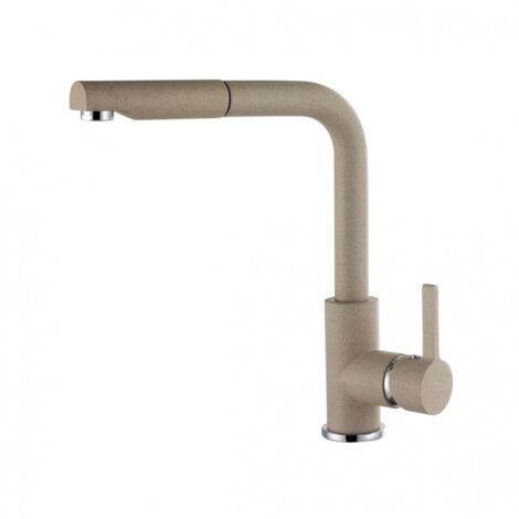 Rubinetto Miscelatore Cucina Elleci monocomando doccetta estraibile Avena MGKC0251