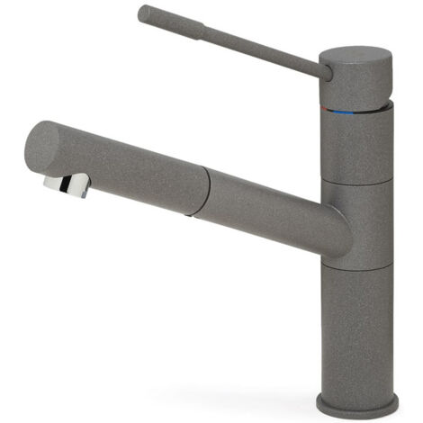 Rubinetto Miscelatore Cucina Elleci Sava Granitek Antracite MGKSAV59