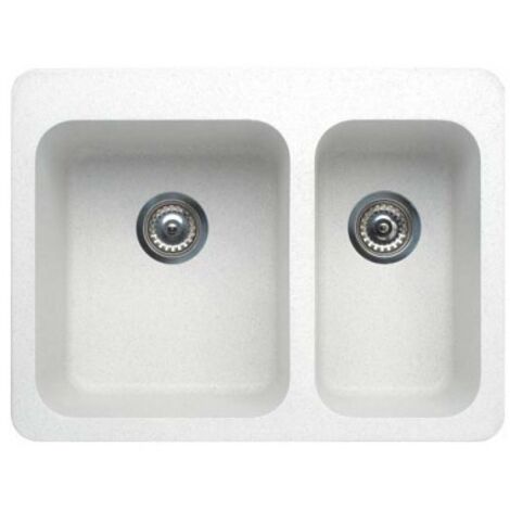 Lavello Elleci Incasso 2 vasche 70x53 Fox 330 Granitek Avena LGF33051BTP