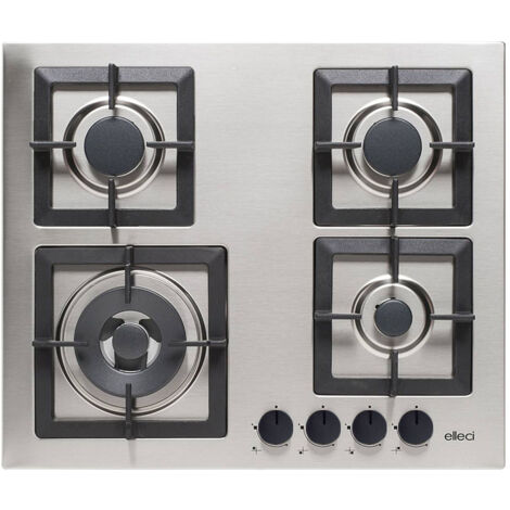 Piani cottura da incasso elleci Plano 60 TCL 4 fuochi Inox Inox PIAP601INWS (1/2)