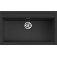 Lavello Elleci Incasso 1 vasca 86x51 Best 360 Granitek Nero LGB36040