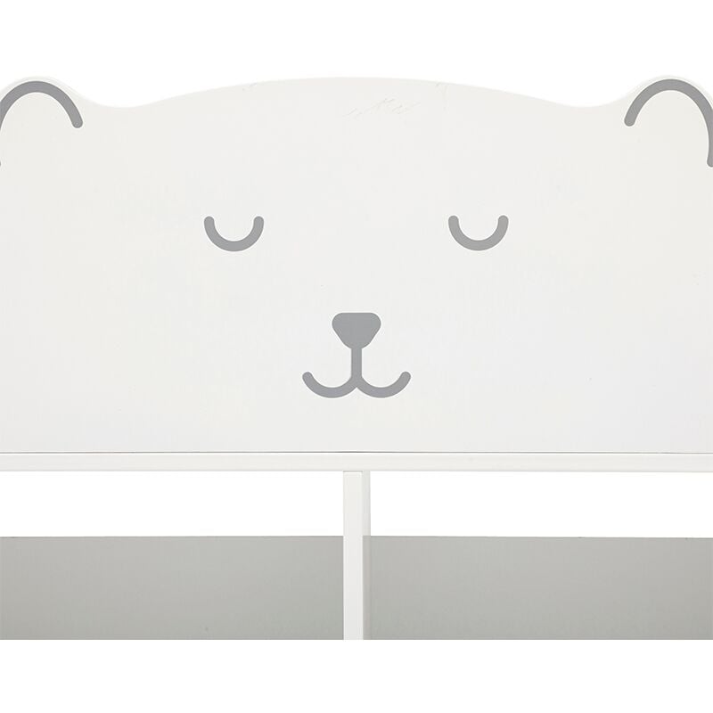 Casier de rangement avec 2 compartiments Blanc - Atmosphera For Kids