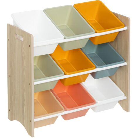 Meuble De Rangement Avec 9 Bacs Multicolore Atmosphera