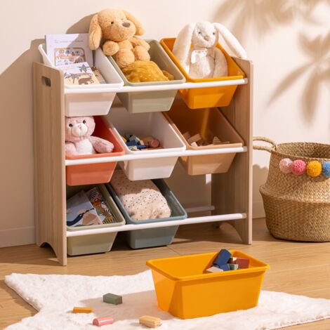 Meuble De Rangement Avec 9 Bacs Multicolore Atmosphera