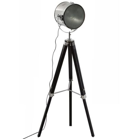 Lampadaire trépied Ebor H 152 Noire Atmosphera