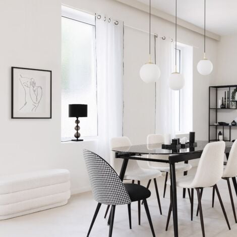 Banc Bouclette Sinan Blanc Atmosphera