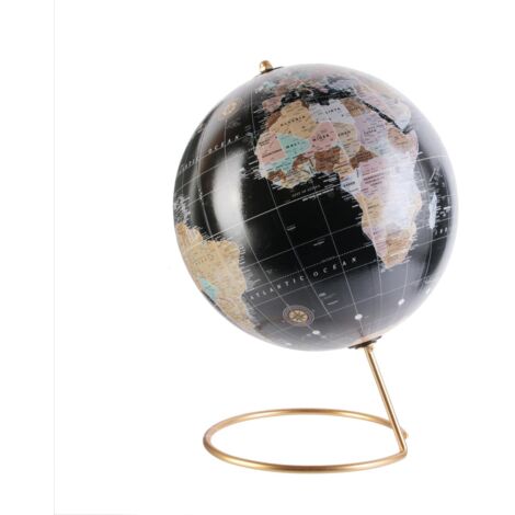 Globe Terrestre Happy Working Noir Home Deco Factory