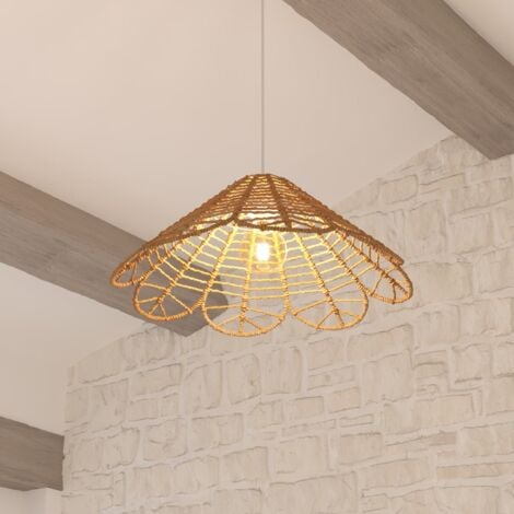 Suspension Folk beige D58cm - Atmosphera créateur d'intérieur