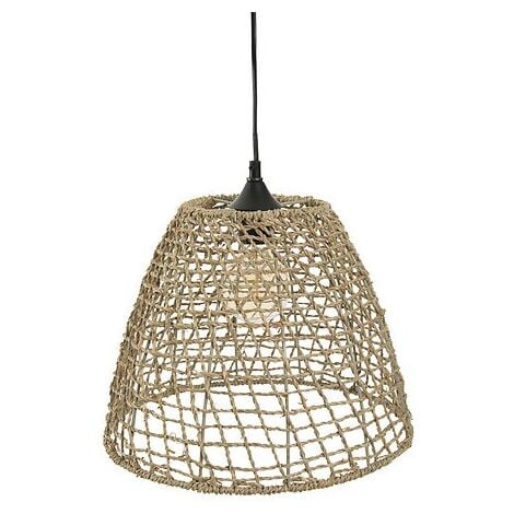Suspension cône Jada D35 jonc Beige Atmosphera