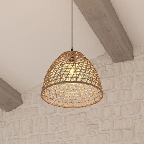 Suspension cône Jada D35 jonc Beige Atmosphera