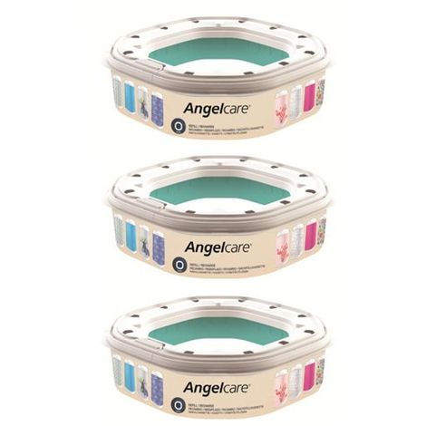 Angelcare Lot de 6 Recharges pour Poubelle Dress Up - Couche Angelcare sur  L'Armoire de Bébé