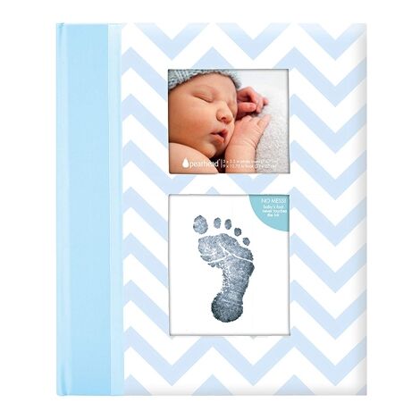 Livre De Naissance Bebe 2 En 1 Bleu En Anglais Pearhead