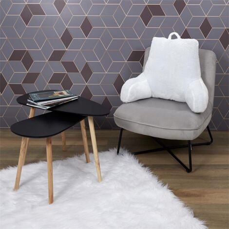 Coussin De Lecture Lombaire Gris Home Deco Factory