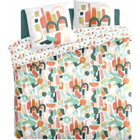 Dessus De Lit Jungle 240x220 Cm Atmosphera - Imprimé Réversible En Polyester
