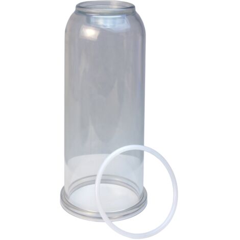 TAZZA AMPOLLA FILTRO PORTA CARTUCCIA 10" 254MM UNIVERSALE RICAMBIO SISTAMA DI FILTRAZIONE + GUARNIZIONE O-RING OMAGGIO