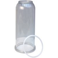 TAZZA AMPOLLA FILTRO PORTA CARTUCCIA 10" 254MM UNIVERSALE RICAMBIO SISTAMA DI FILTRAZIONE + GUARNIZIONE O-RING OMAGGIO