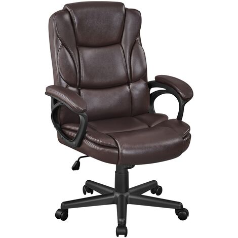 Yaheetech Executive Chair, Office Chair Computer Desk Chair,pu Leather 