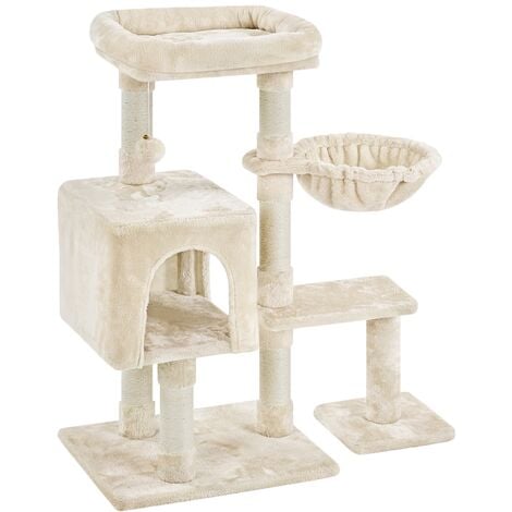 Yaheetech 4-Level Cat Tree Condo with Plush Perch/Spacious