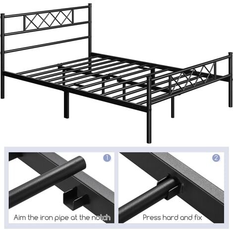 Simple on sale steel bed