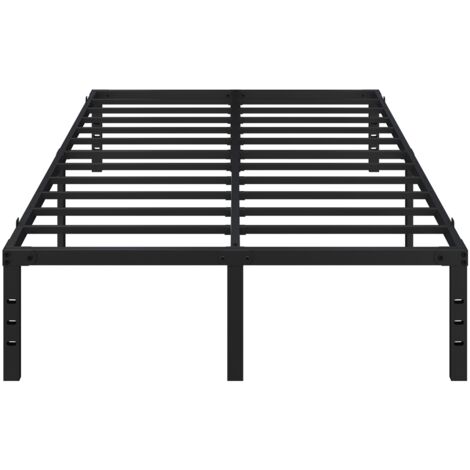 Yaheetech 5ft King Size Metal Platform Bed Frame with Heavy Duty Steel Slat Support, Black