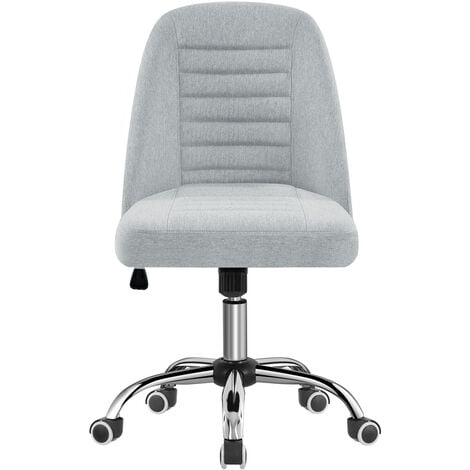 White vanity store desk chair