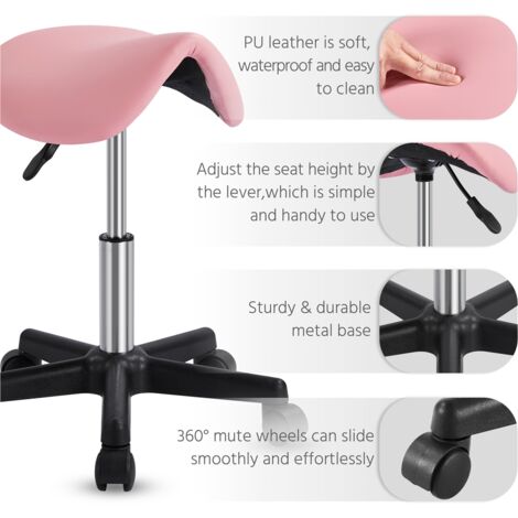 Rolling saddle stool hotsell