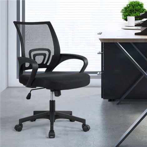 Yaheetech Ergonomic Office Chair Mesh Chair, Black