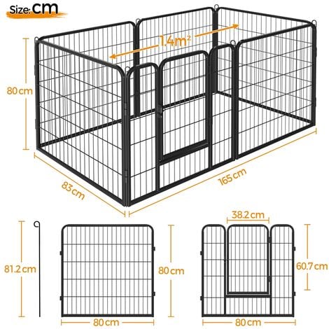 Square best sale dog pen