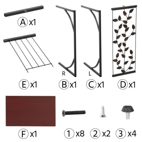 Yaheetech C Shaped Side Table,Sofa Table,Snack Coffee Tray End Table
