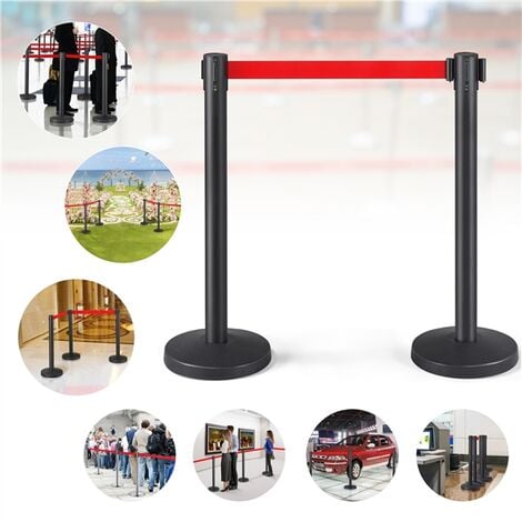 Queue Barrier Rope,Velvet Barrier Rope, Long 60 90 120 150 Cm, 2