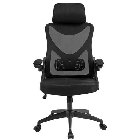 Simplie Fun BestOffice PC Gaming Chair Ergonomic 52 High Office Chair Desk Chair with Lumbar Support Flip Up Arms Headrest PU | Mathis Home