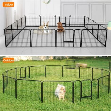 Yaheetech 16 panel store playpen