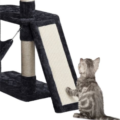 Yaheetech 63in Tall Cat Tree Large Cat Tower, Black