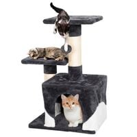Cat Tree Tower Cat Scratch Posts Kitten Bed House Activity Center with Condo Perches Scratching Posts Furball