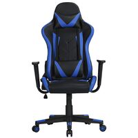 Yaheetech Ergonomic Racing Style Office Chair High Back Gaming Chair PU Leather Desk Chair Executive Computer Heavy Duty Chairs with Lumbar Support, Black/Blue - black/blue