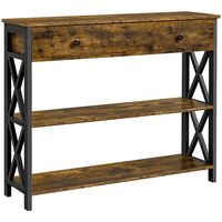 Yaheetech Wooden Console Table Entry Table for Hallway/Living Room