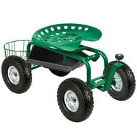 4pcs Garden Sack Truck Wheel Tyre, Puncture Proof Solid Wheelbarrow Trailer Tires for Lawn/Garden/Beach/Trolley/Wagon/Snowblower/Generator