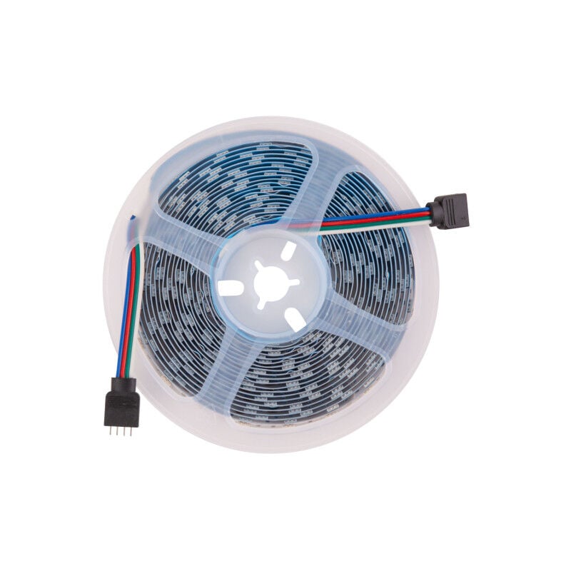 Striscia di 300 LEDs 72W 4.200Lm SMD5050 12VDC IP65 RGB 5M x5M 40.000H  [PL219012]-RGB